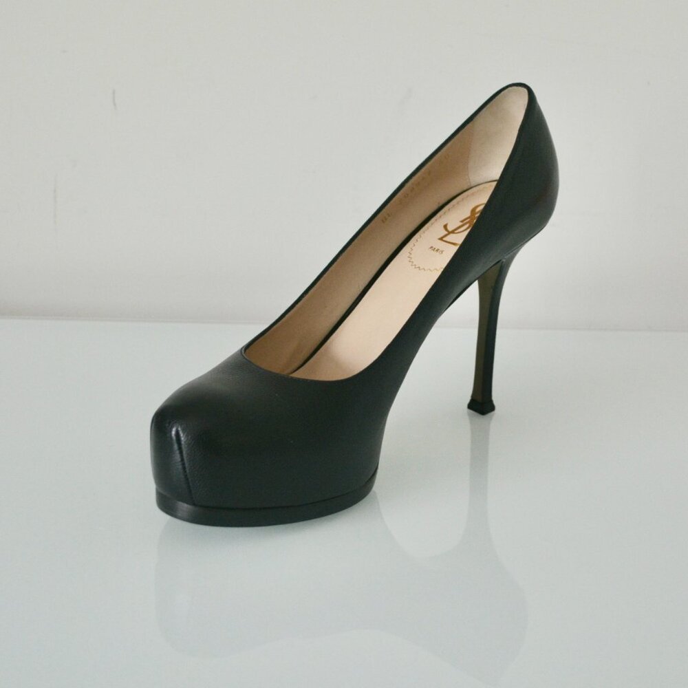 NIB Yves Saint Laurent Tribtoo Tribute Leather Pumps Shoes - Picture 6 of 9